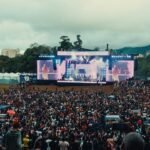 Palco do evento surpreendeu com grande estrutura de LED